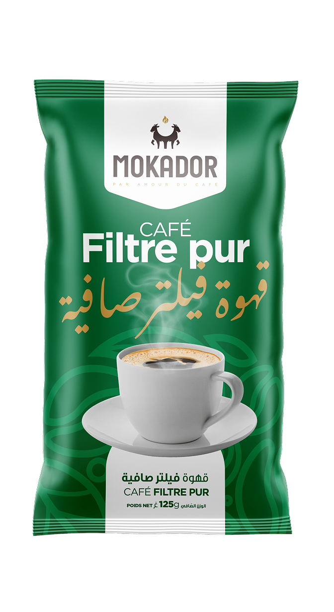 Paquet Mokador Cafe Filtre Pur vert